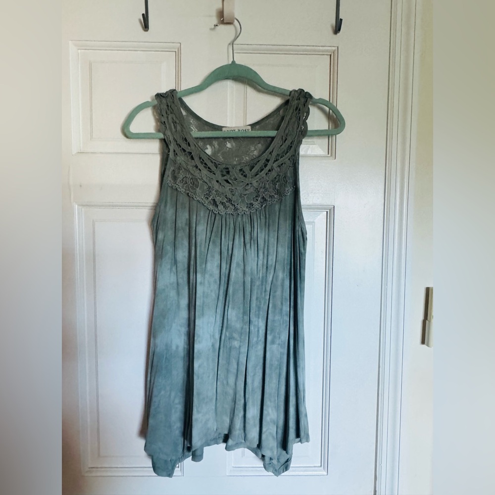 Knox Rose Lace Dress in Gray